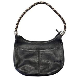 Brighton Black Barbados Hobo Leather Shoulder Bag - VGUC - From 2000s